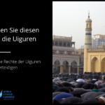 Unterstützen Sie den Weltkongress der Uiguren während Ramadan