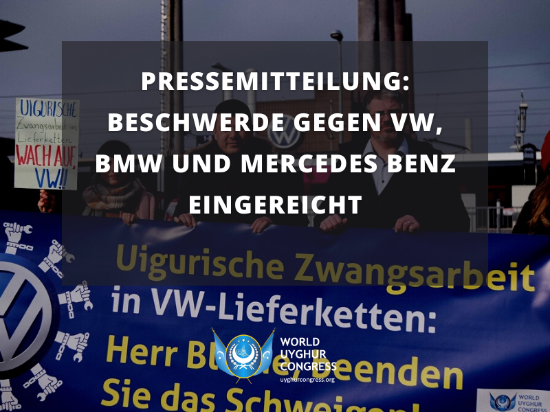 PRESSEMITTEILUNG: Deutscher Wirtschaftsmotor brummt dank Zwangsarbeit – Beschwerde gegen VW, BMW und Mercedes Benz eingereicht